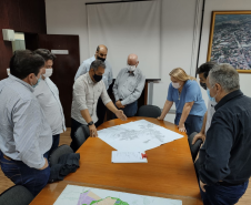 Conselheiros dialogam com as autoridades de trânsito do município