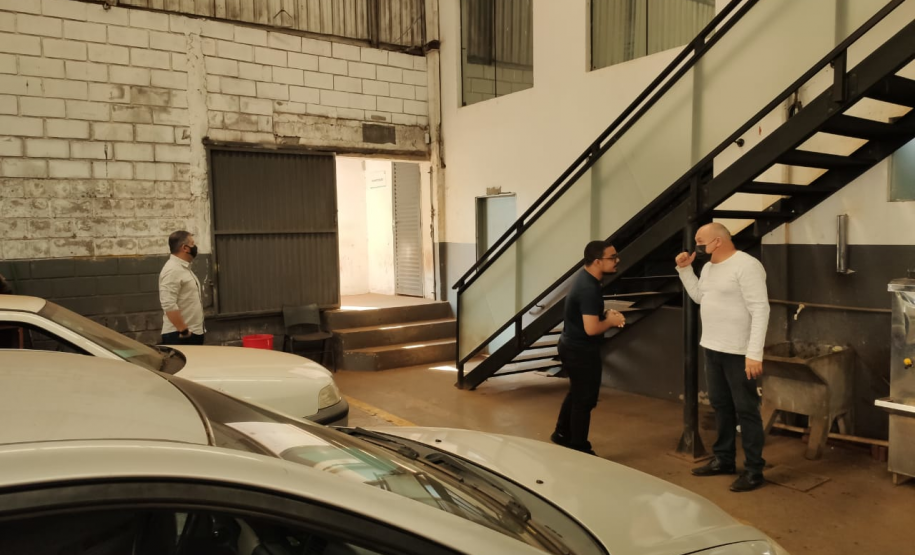 Conselheiros dialogam com as autoridades de trânsito do município